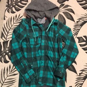 Volcom Plaid Fashionable Jacket